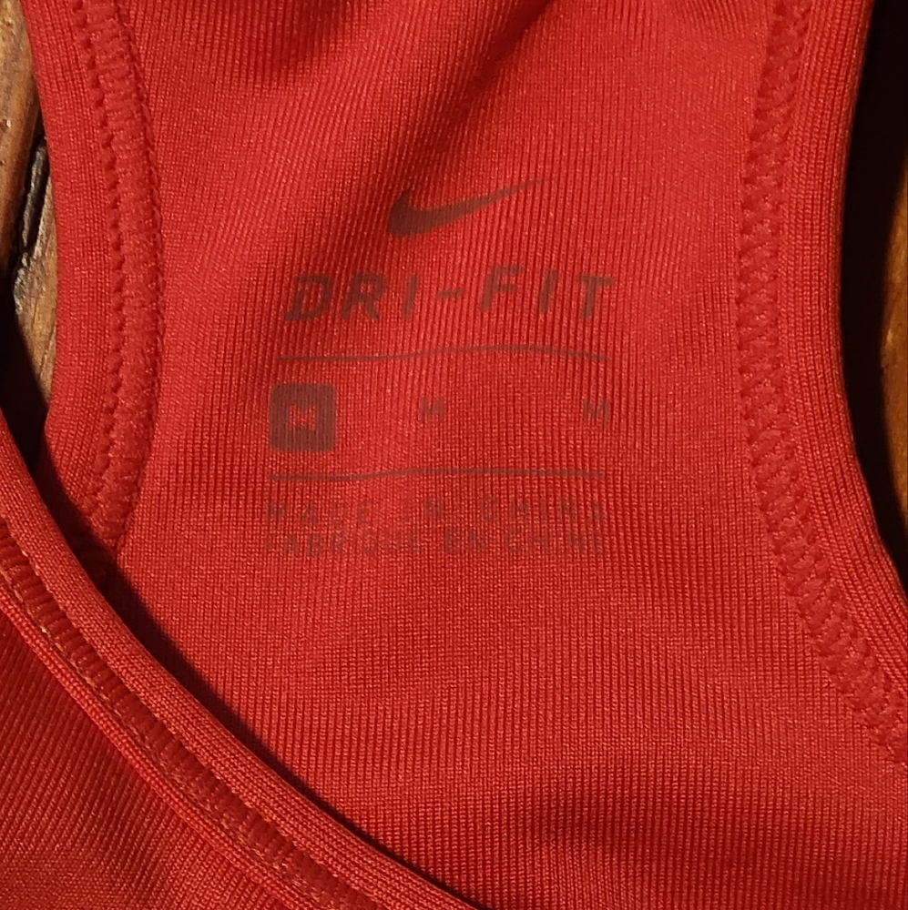 Nike Women's Orange/Pink Sports Bra with Black Band And Removable Pads Size M - Picture 5 of 5